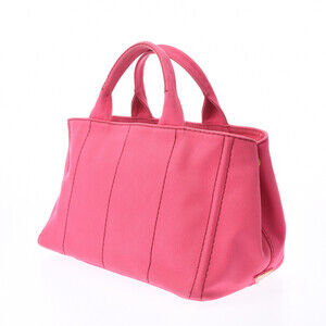 Prada Bag Canvas Peony Canapa Tote